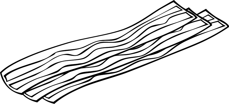 Bacon Strips Clipart PNG