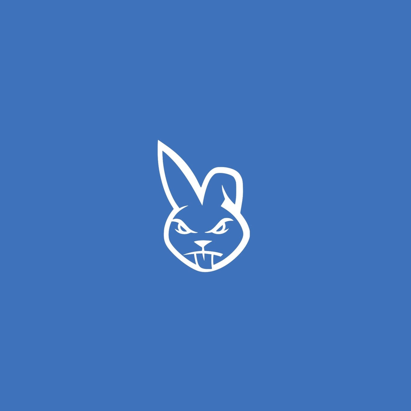 Bad Bunny Logo Tongue Out Background