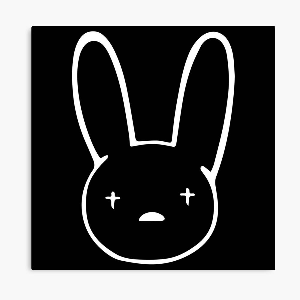 Bad Bunny Logo 1000 X 1000 Wallpaper