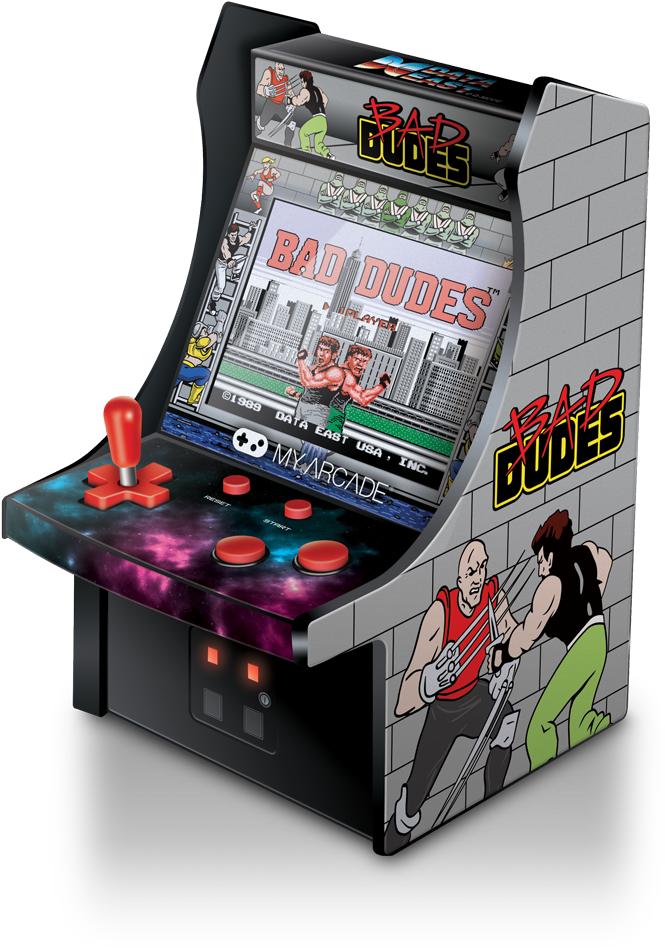 Bad Dudes Arcade Cabinet PNG