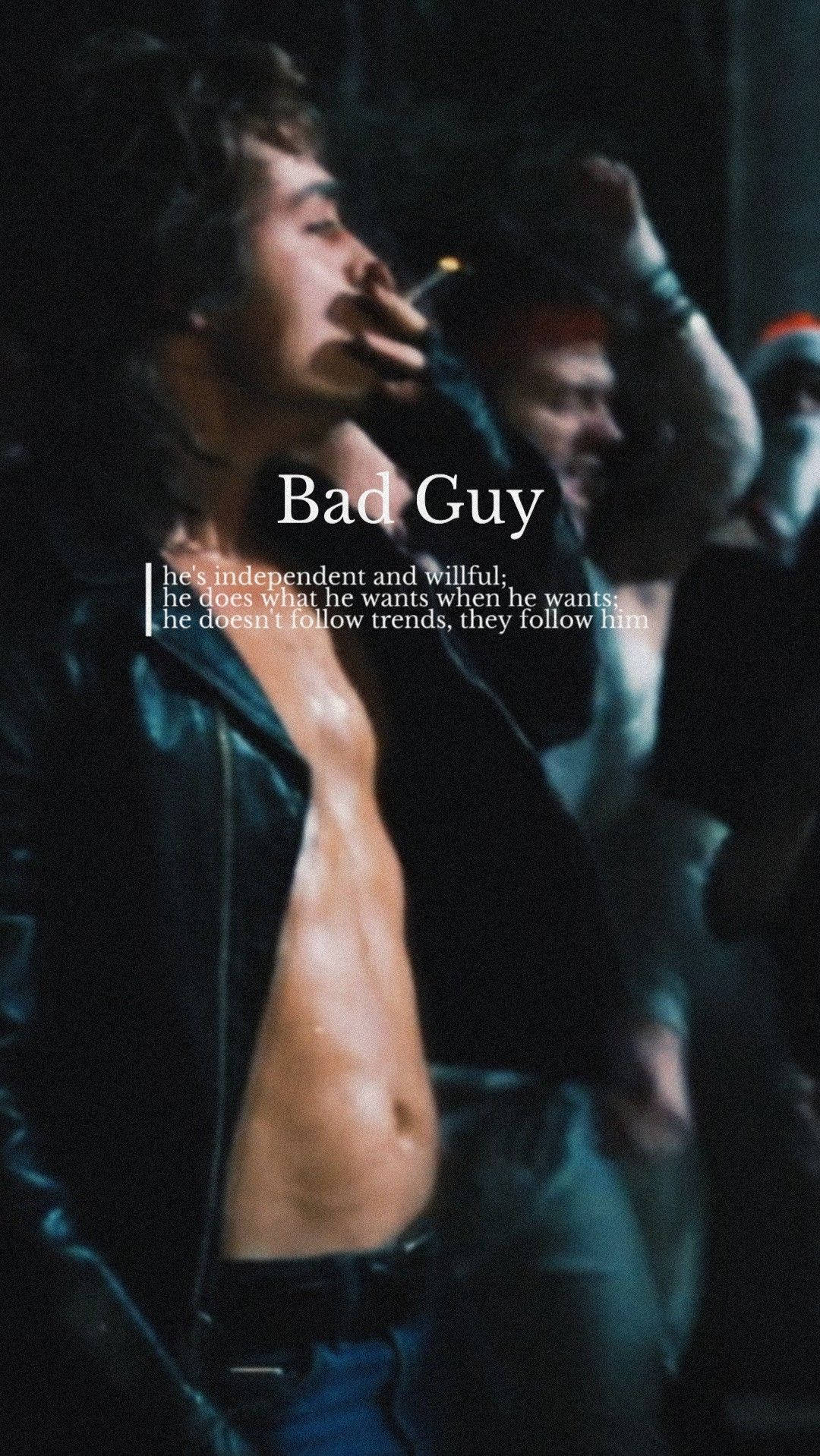 Bad Guy Poster Of Billy Hargrove Wallpaper
