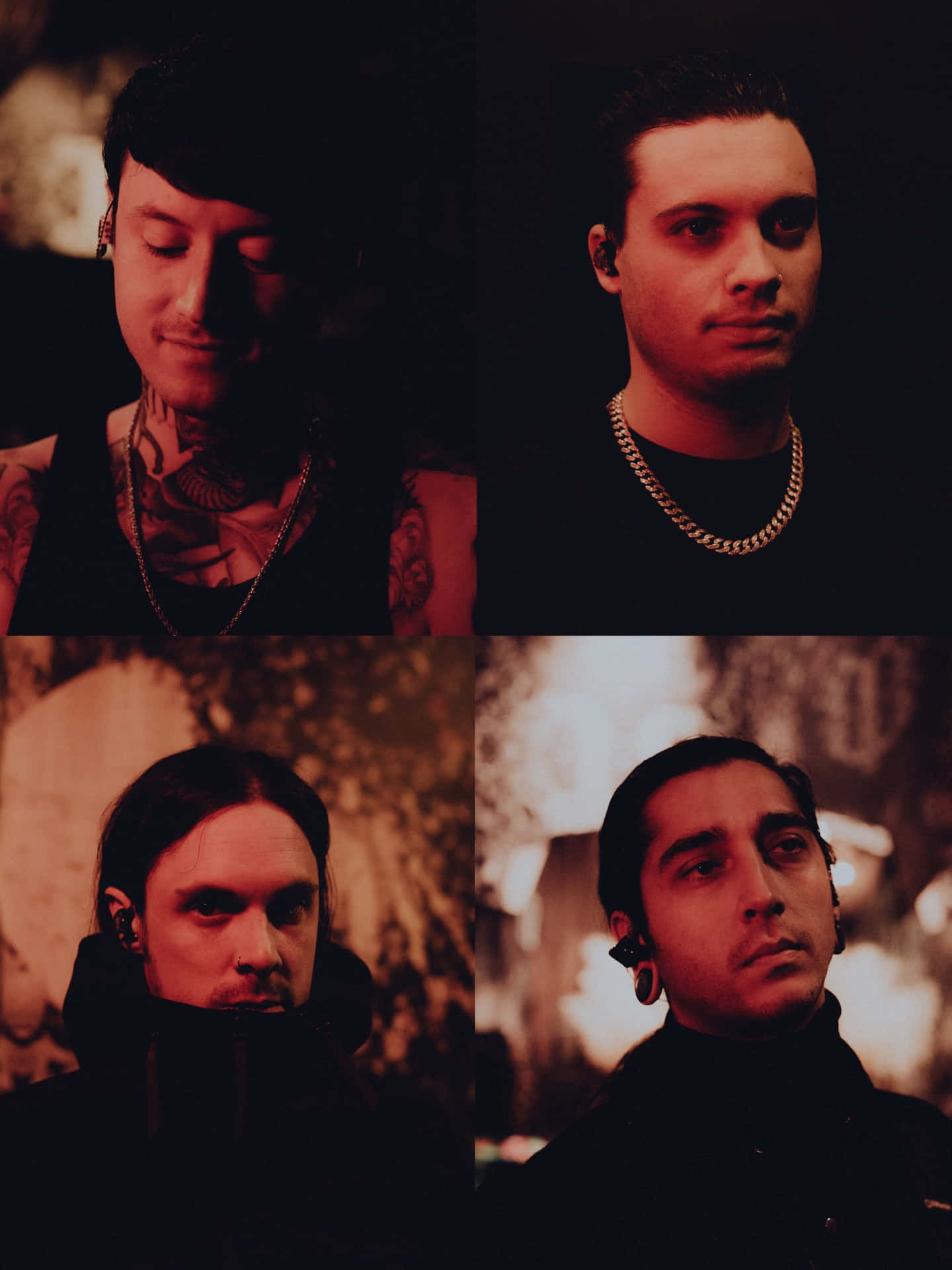 Bad Omens Band Portraits Wallpaper