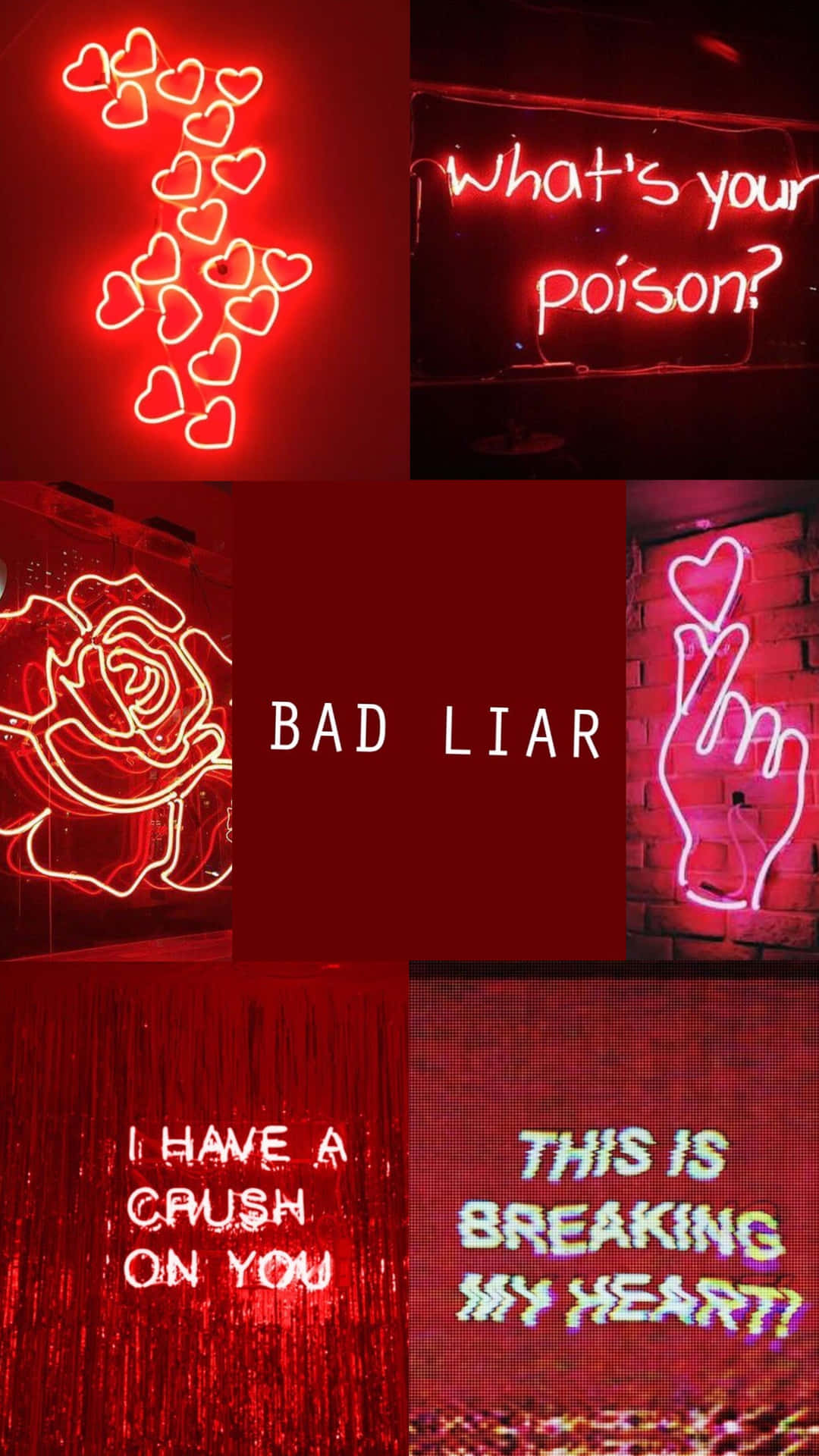 Bad Liar Neon Sign