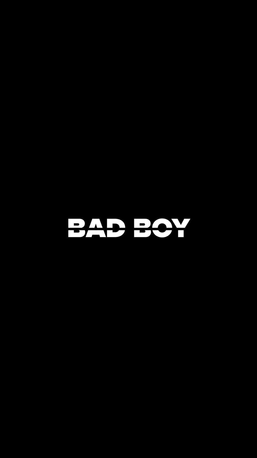 Bad Boy Logo On A Black Background