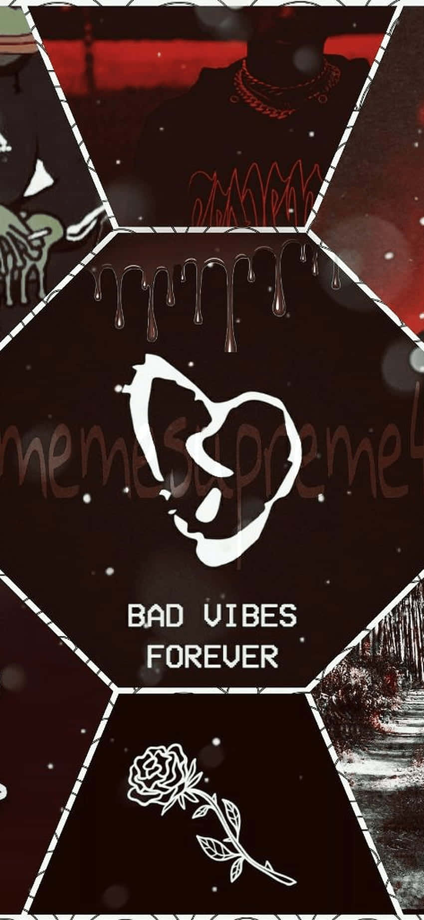The Bad Vibes Don't Feel Good Wallpaper