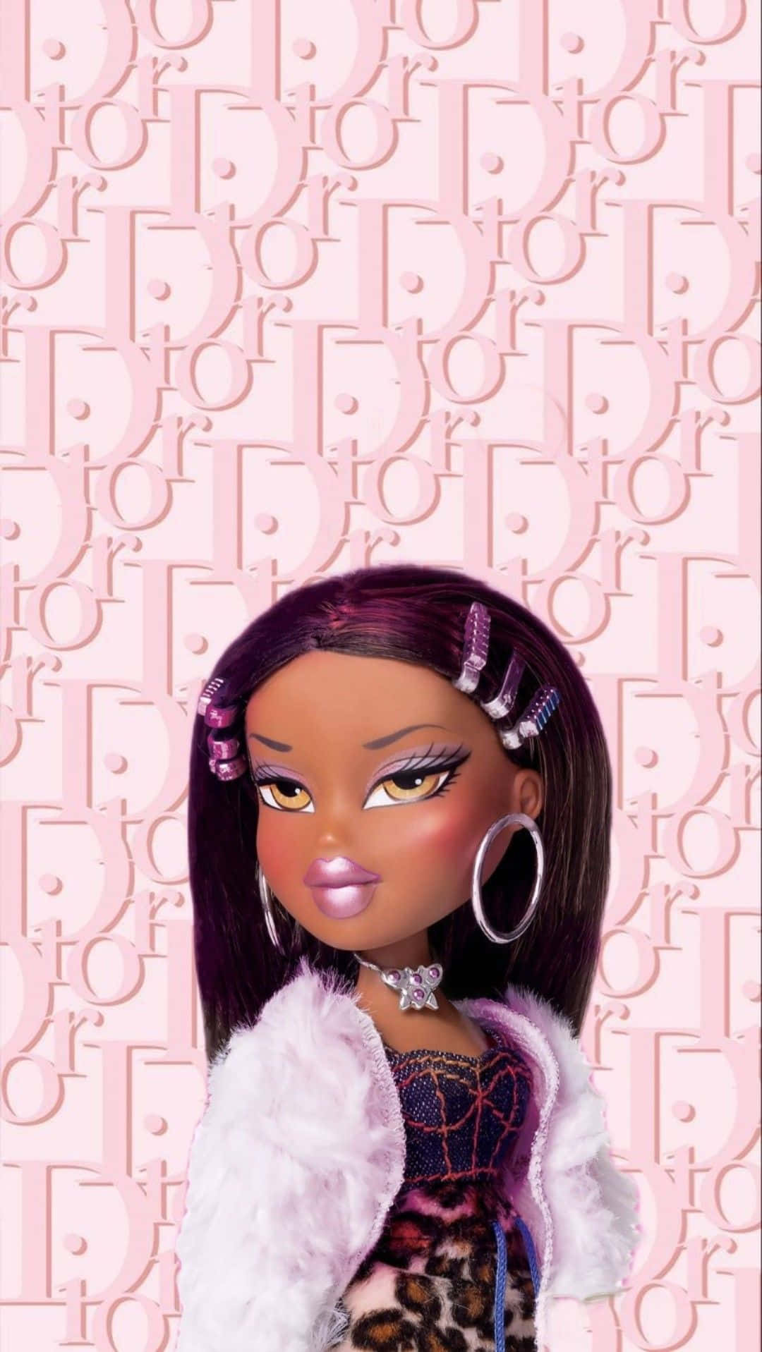 Baddie Barbie Aesthetic Doll Pose Wallpaper