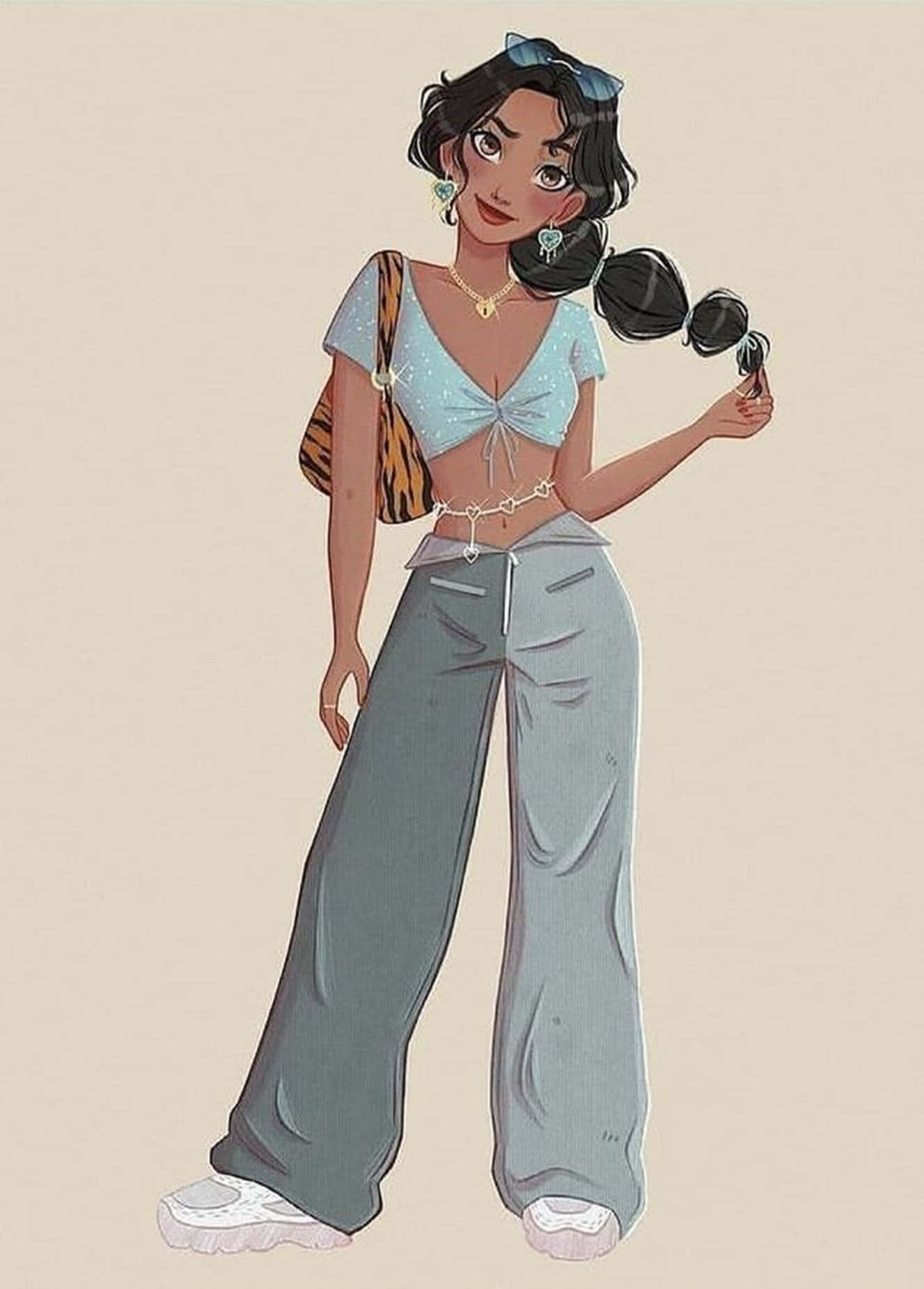 Jasmine As Baddie Girl Wallpaper