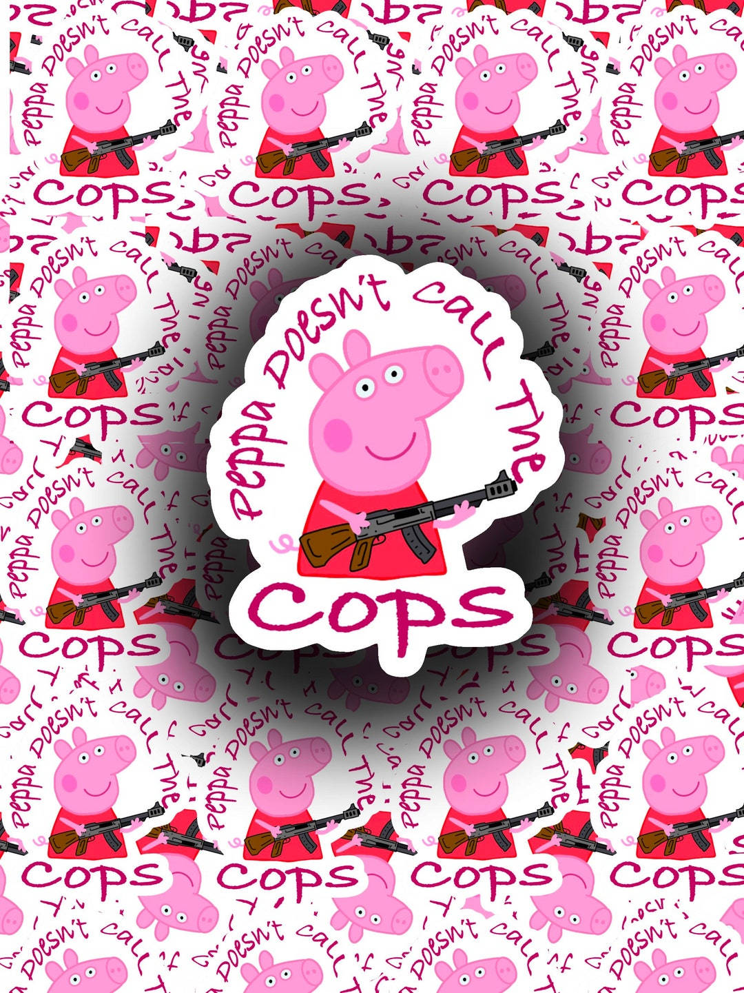 Unleash your inner baddie with Baddie Peppa Pig! Wallpaper
