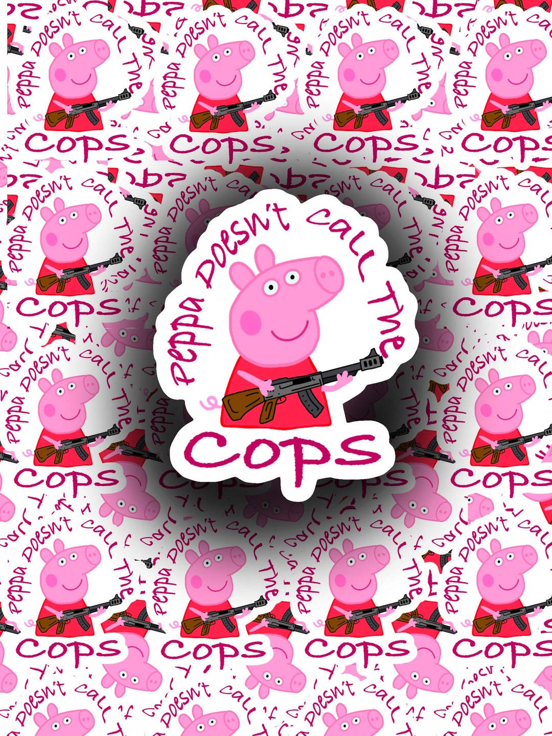 Frigøre din indre skurk med Baddie Peppa Gris! Wallpaper