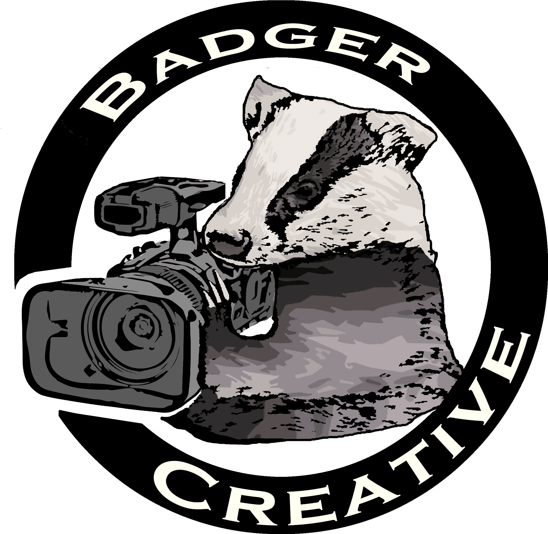 Badger Creative Camera Illustration PNG