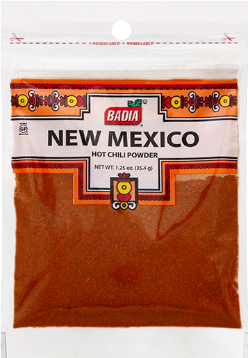 Badia New Mexico Hot Chili Powder Package PNG