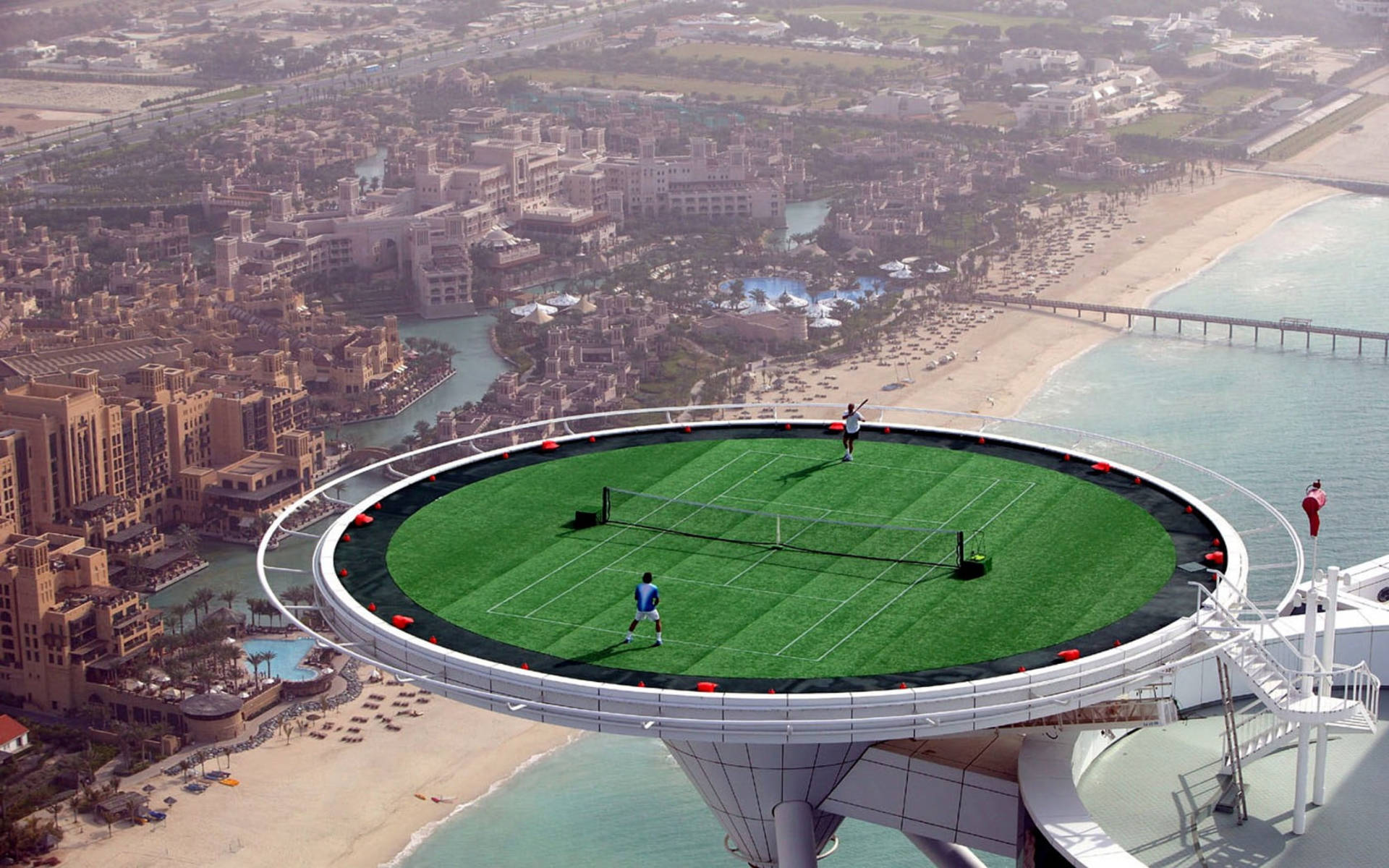 Badminton Court In Dubai Wallpaper