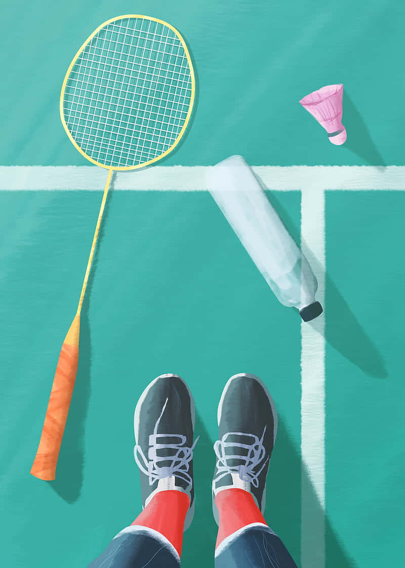 Badminton Court Ready Player View.jpg Wallpaper