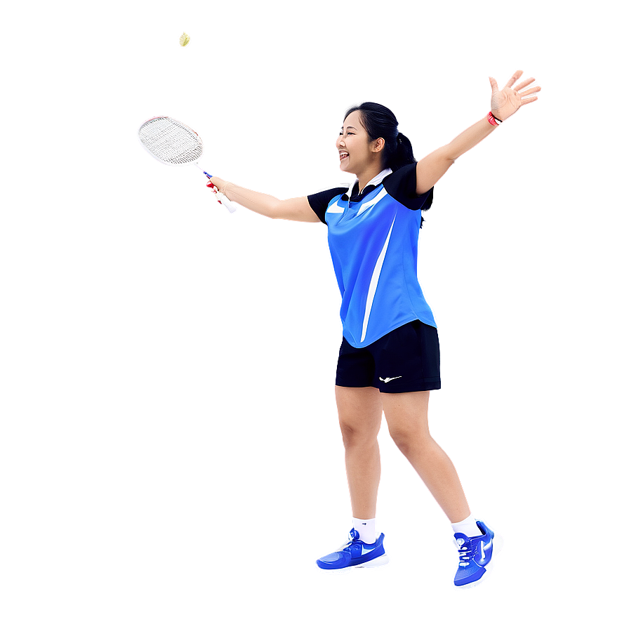 Download Badminton Player Celebration Png Jyy92 | Wallpapers.com