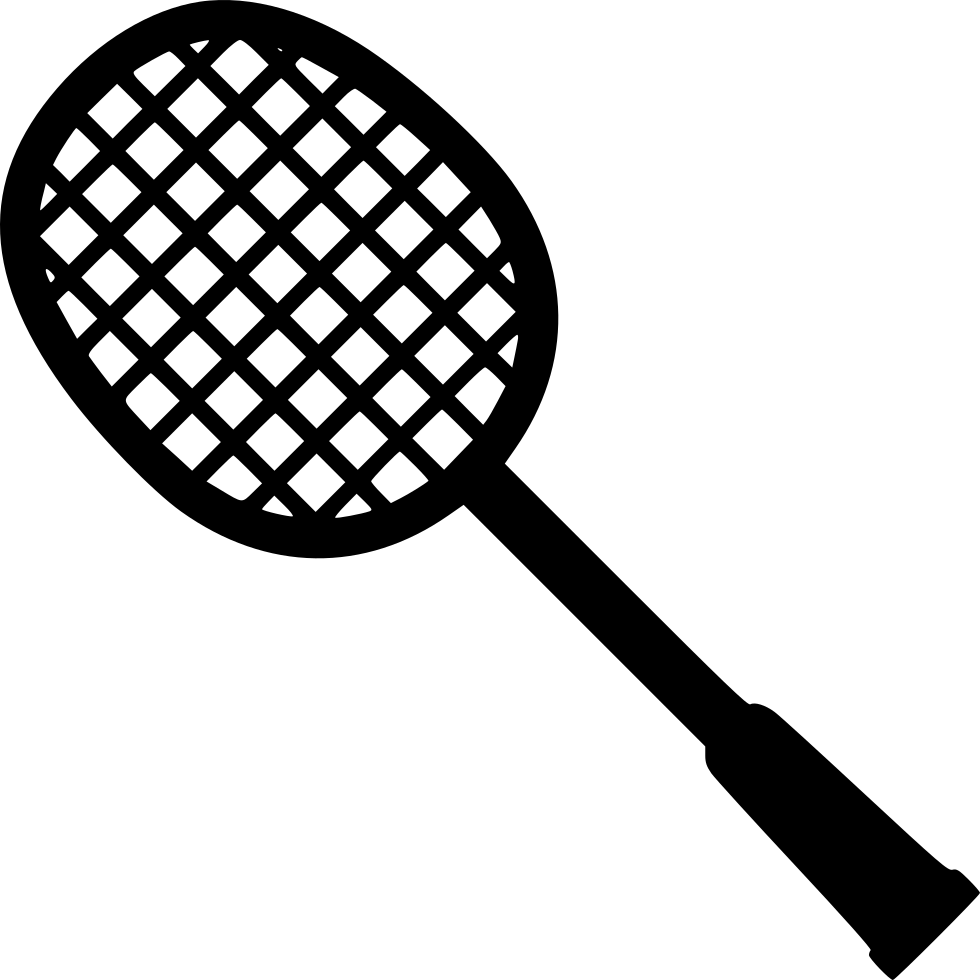 Badminton Racket Silhouette PNG