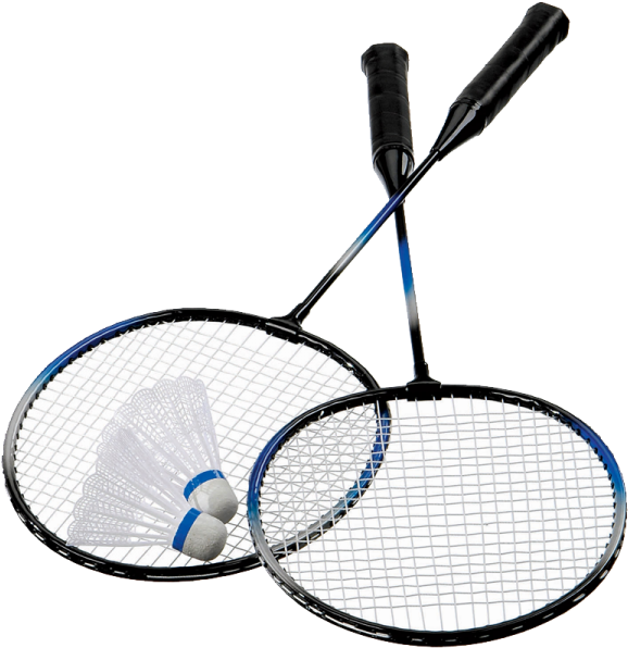 Badminton Racketsand Shuttlecock PNG