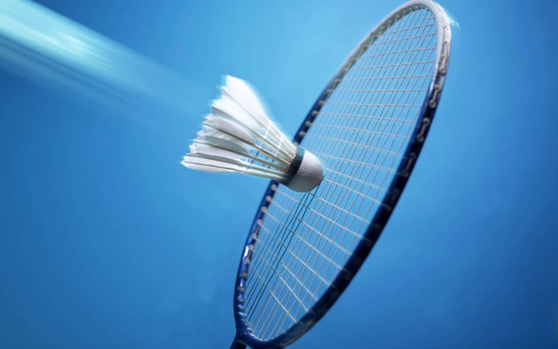 Swift Motion - A Badminton Shuttlecock in Action Wallpaper