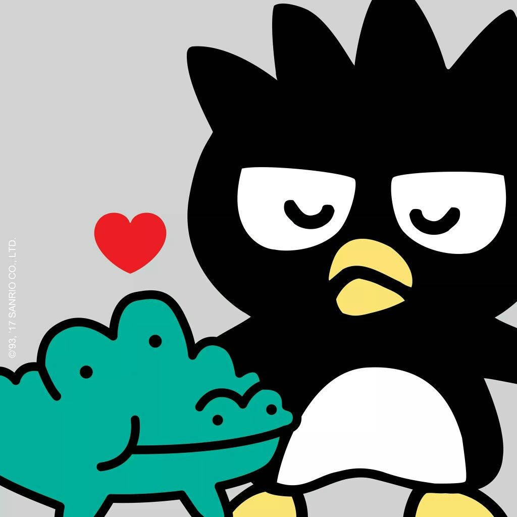 Badtz Maru And Pochi With Heart Wallpaper