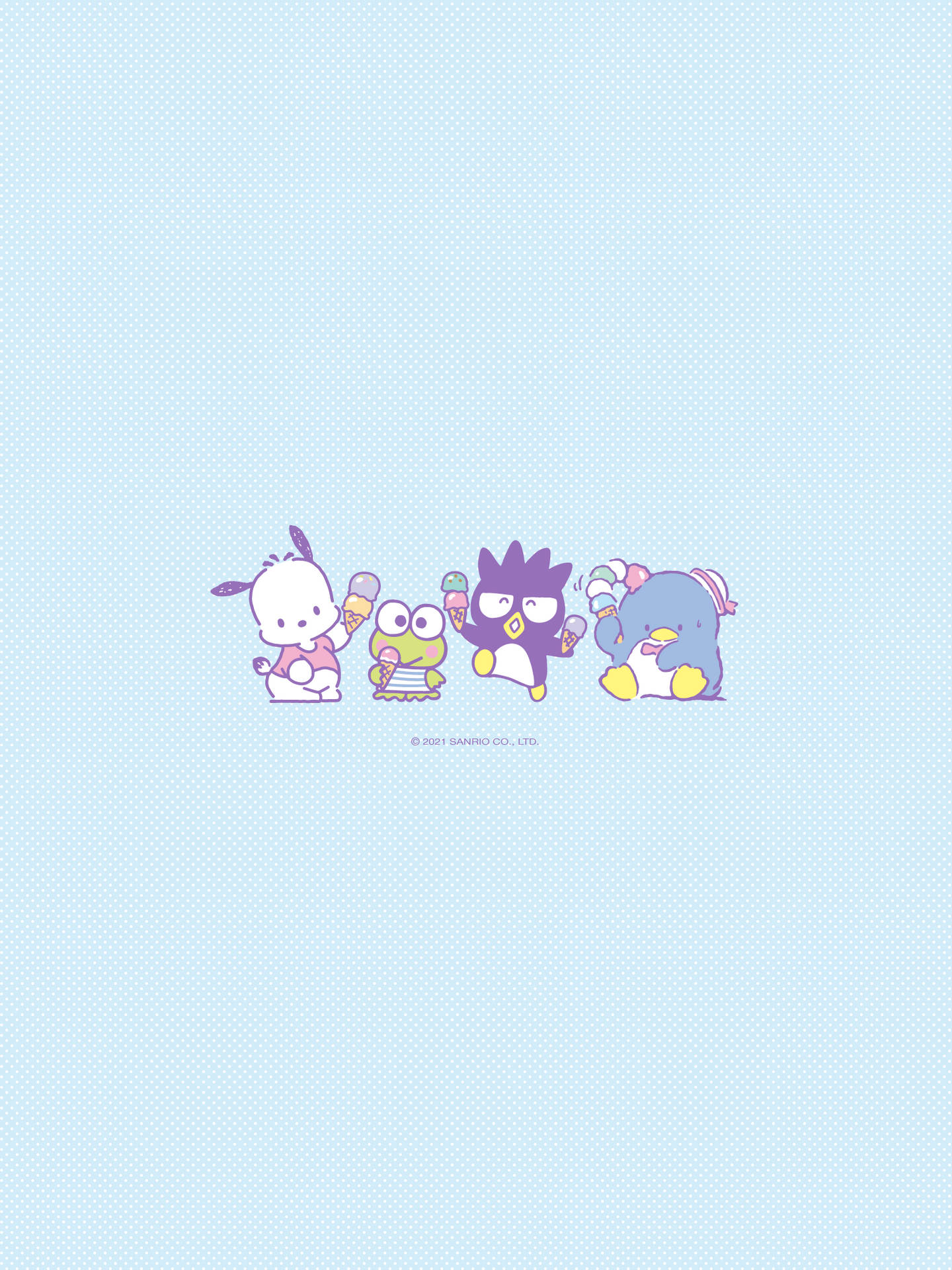 Badtz Maru Ice Cream Sanrio Friends Wallpaper