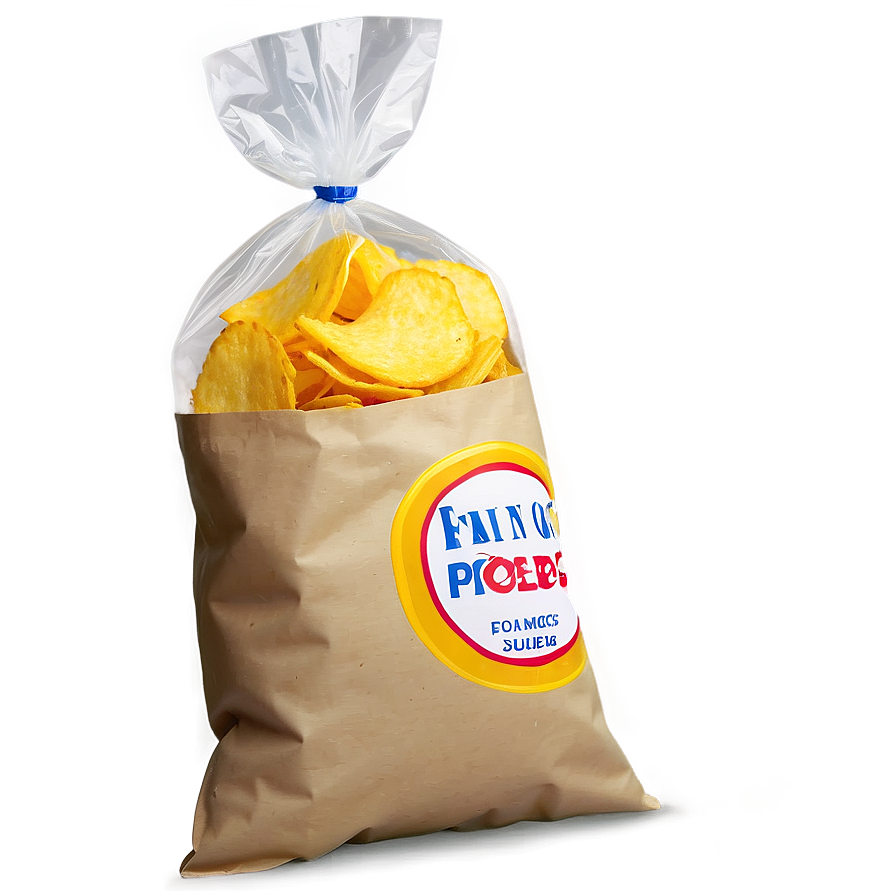 Bag Of Chips D PNG