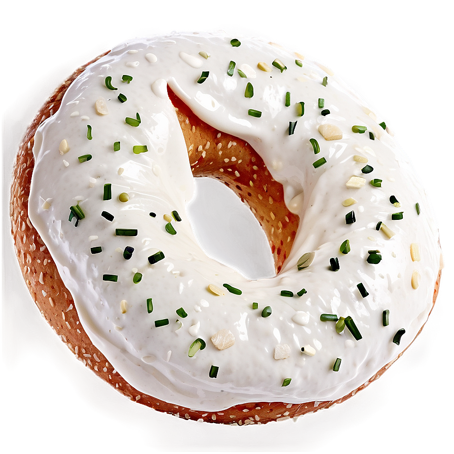 Bagel With Cream Cheese Png Ckg PNG