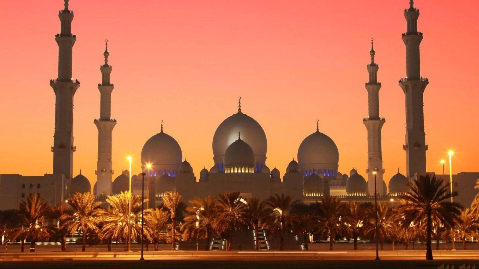 Baghdad Mosque At Sunset
