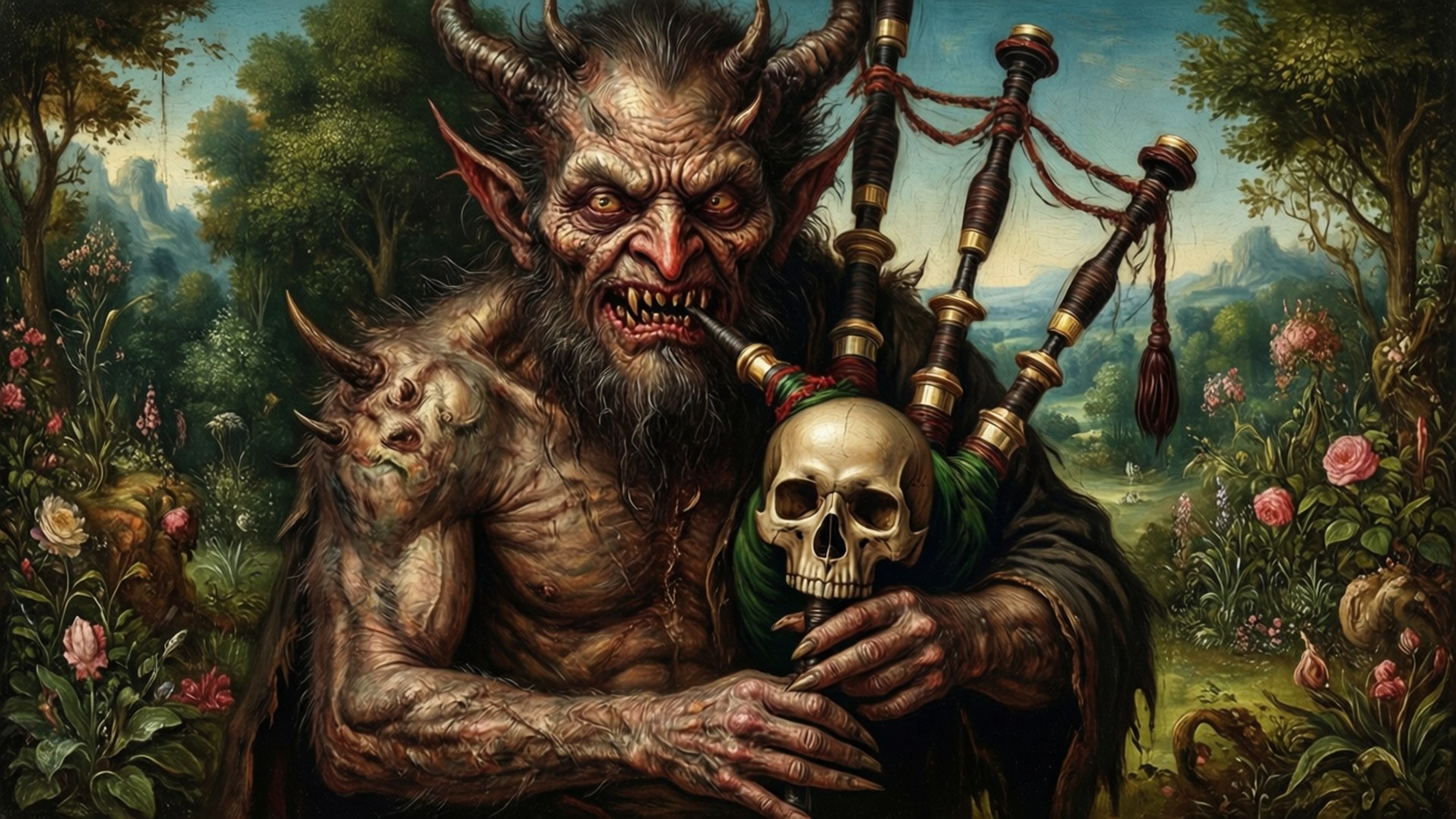 Säckpipedemon Bakgrundsbilder