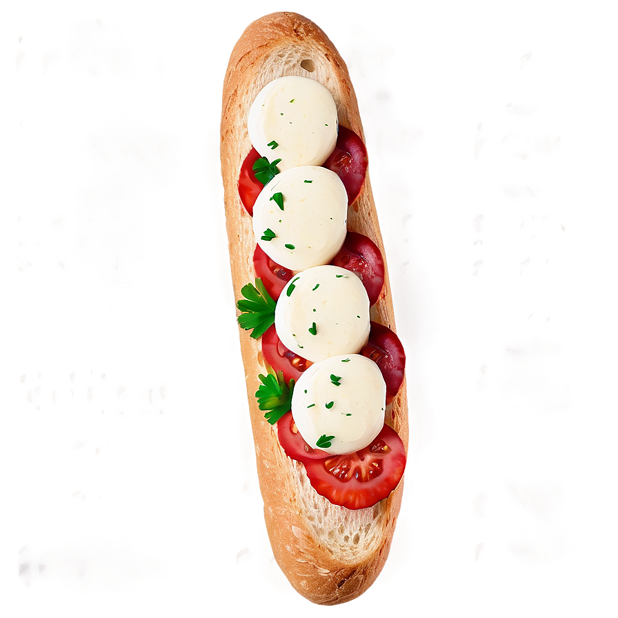 Baguette With Dip Png 05252024 PNG