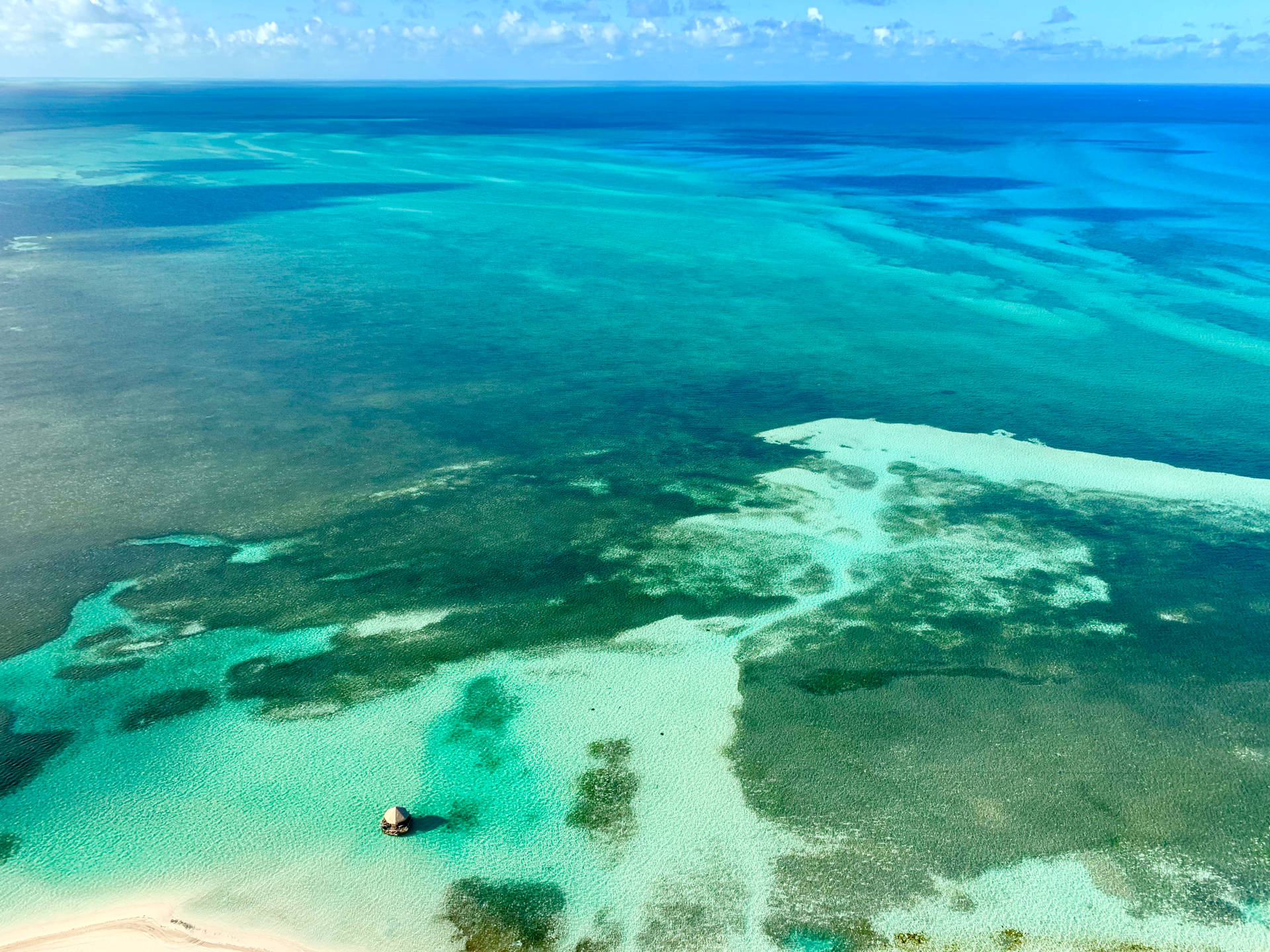 Oceanoazul Das Bahamas. Papel de Parede