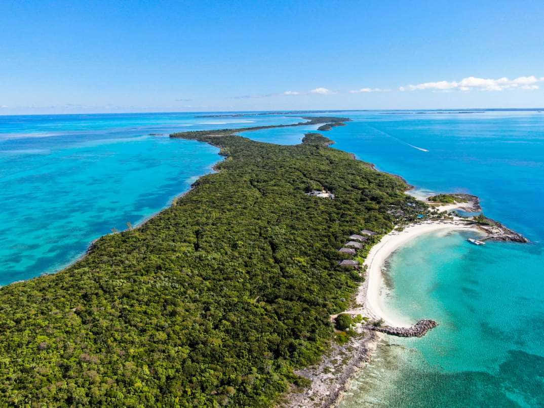 Encantadorparaíso De La Isla De Las Bahamas Fondo de pantalla