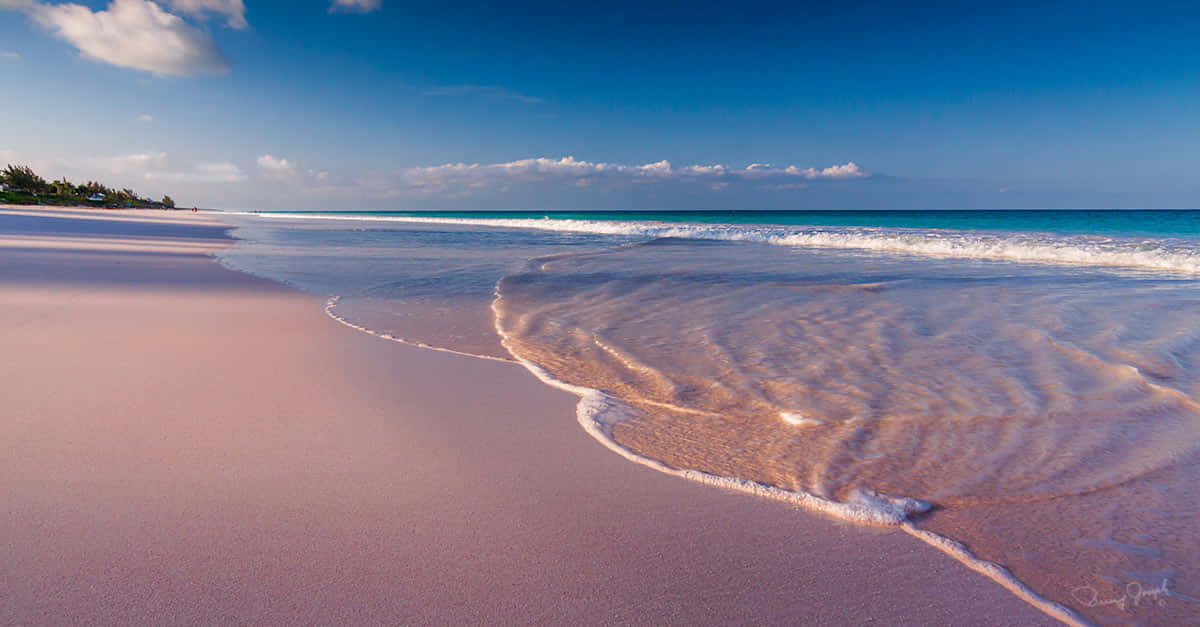 Impresionantevista De La Isla De Las Bahamas. Fondo de pantalla