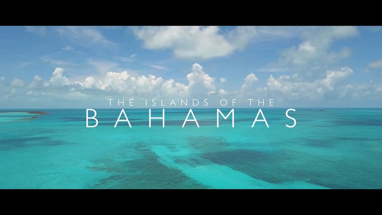 Tranquil Twin Beaches on Bahamas Island Wallpaper
