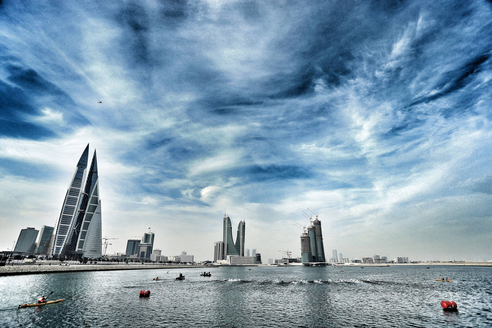 Bahrain Blue Sky Wallpaper