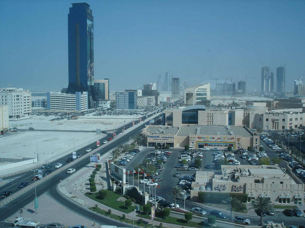 Bahrain Erhvervs Forretningsdistrikt Wallpaper