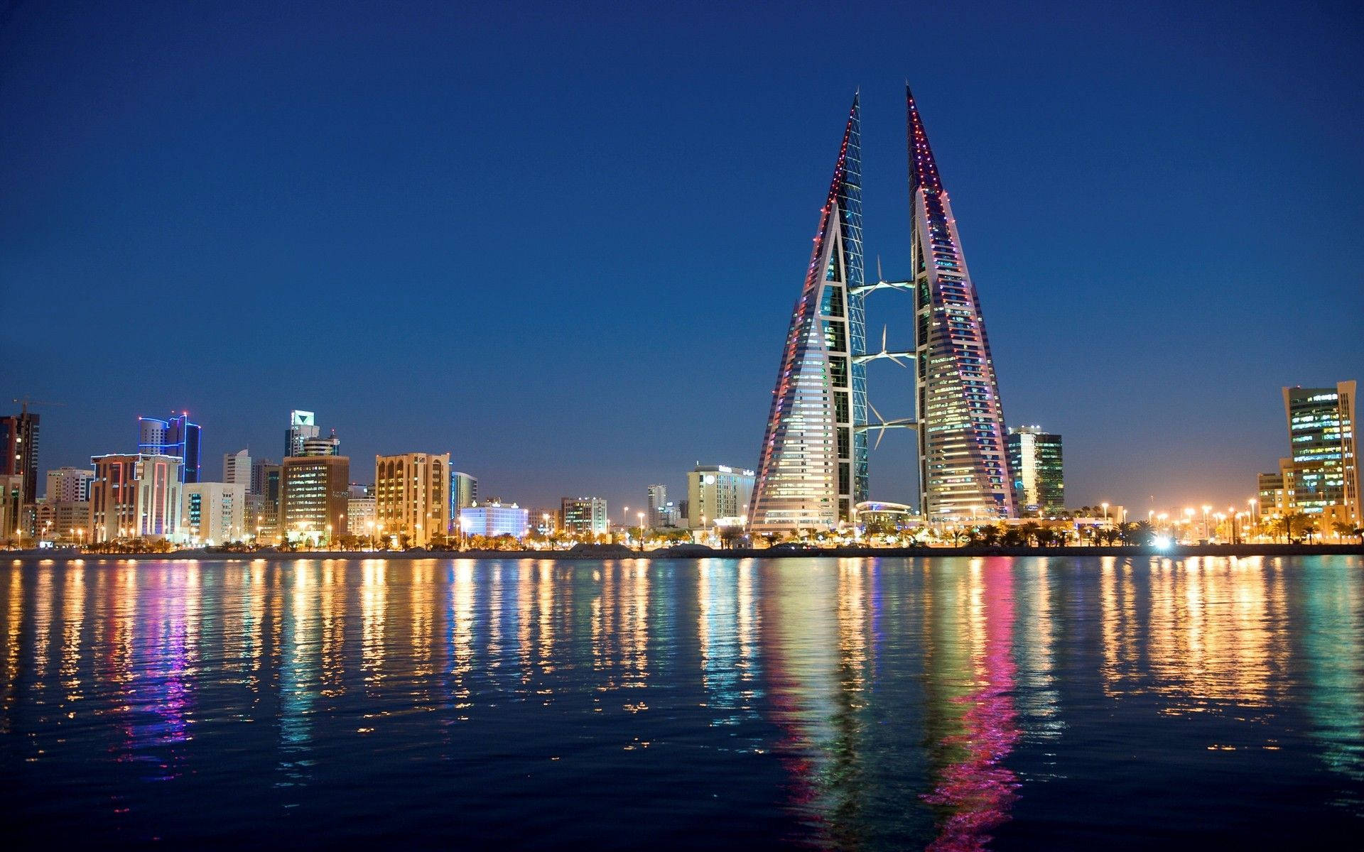 Bahréinnoche Océano Fondo de pantalla