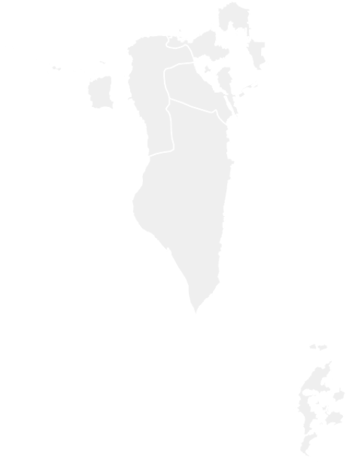 Bahrain Outline Map PNG