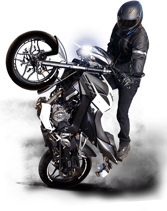 Download Bajaj Pulsar Stunt Rider | Wallpapers.com