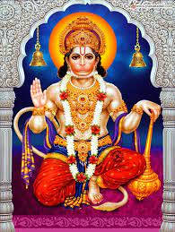 Hanumande Bajrang Dal En Alta Definición En El Templo. Fondo de pantalla