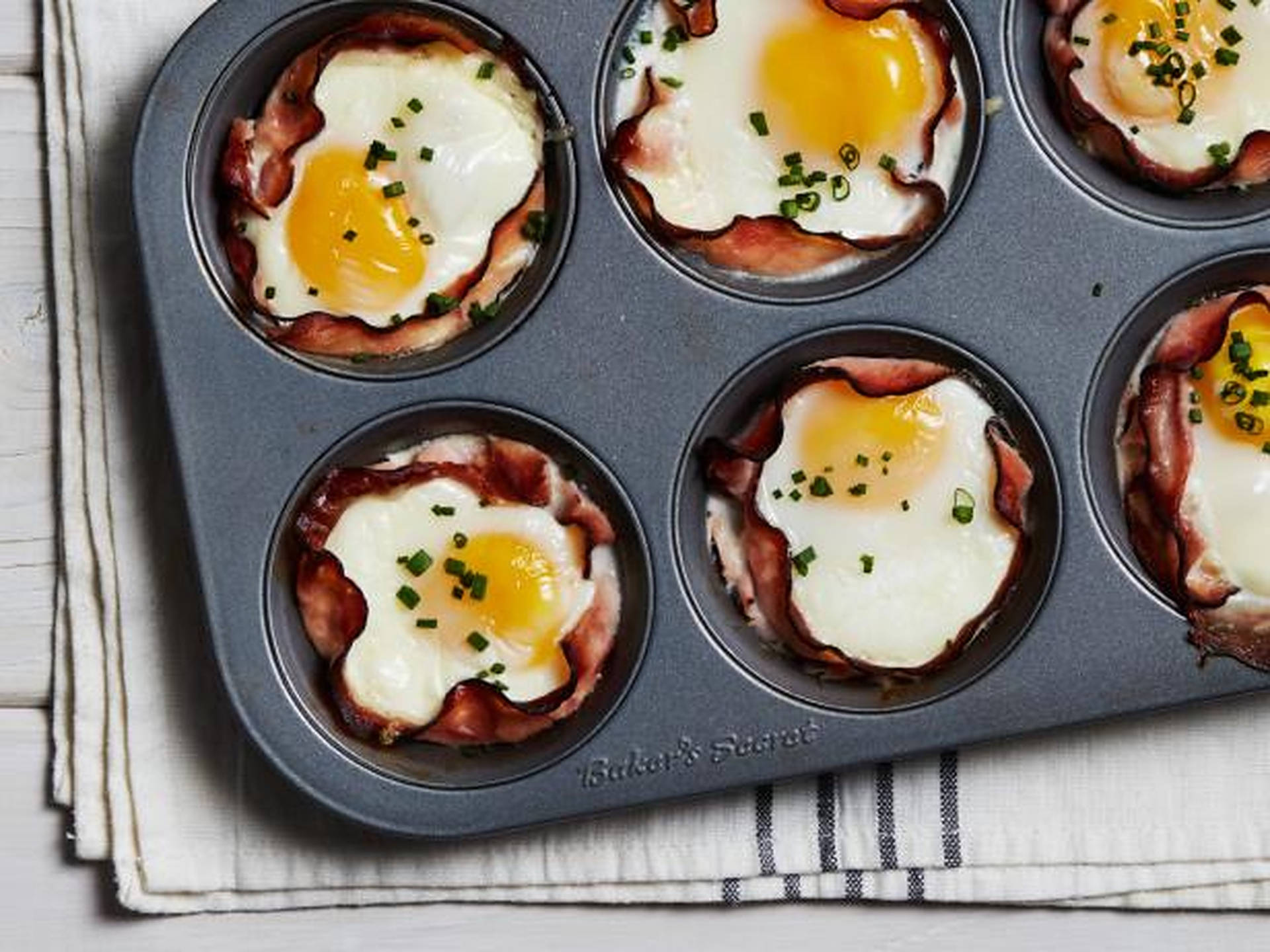 Baked Ham And Egg