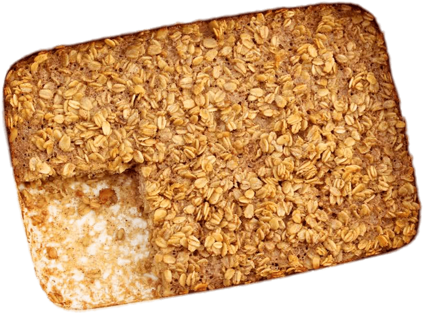 Baked Oatmeal Square PNG