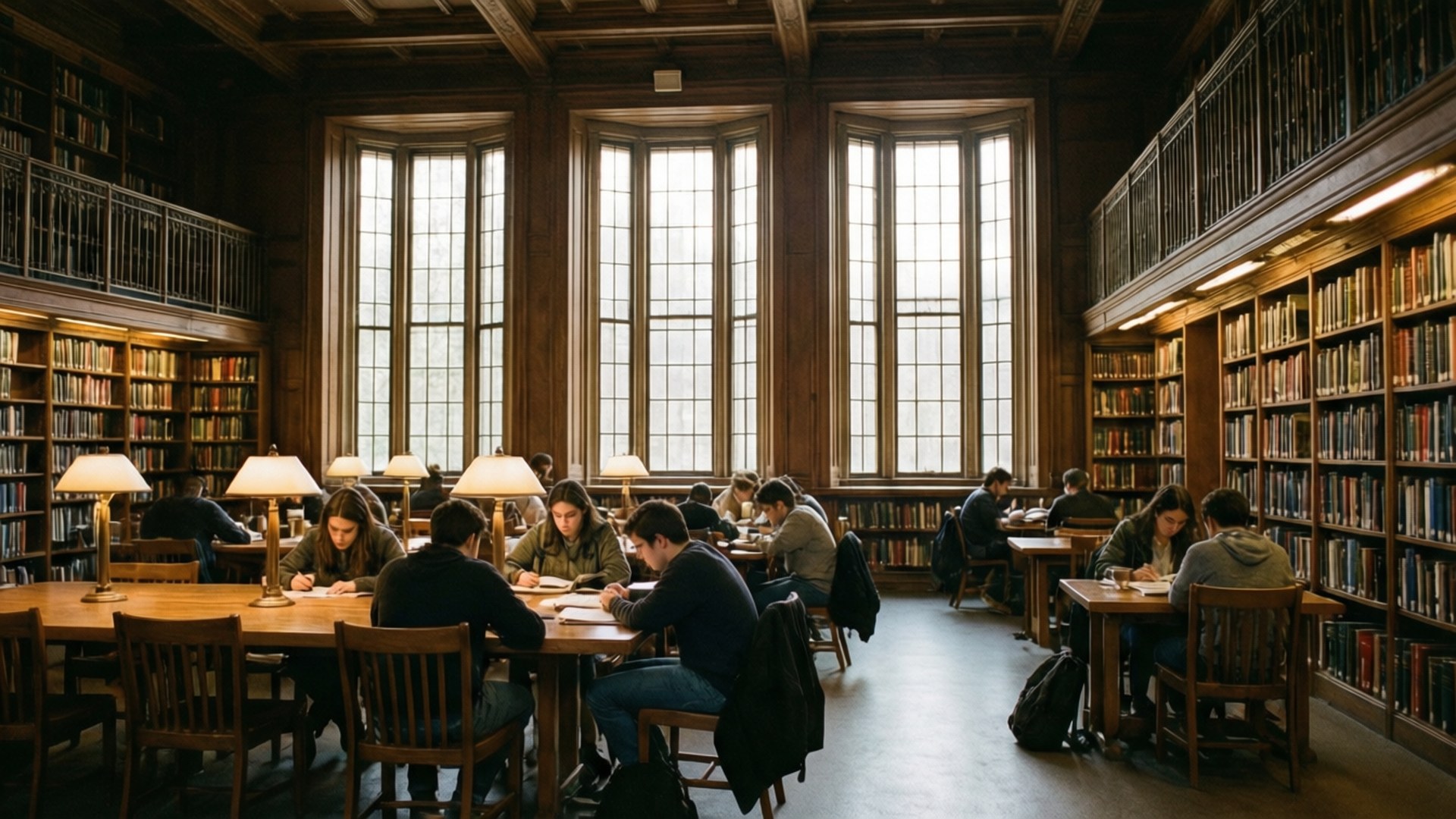 Baker Library Studiemiljö Bakgrundsbilder