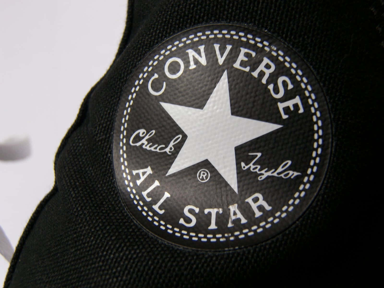 Bakgrundmed Converse-logotypen