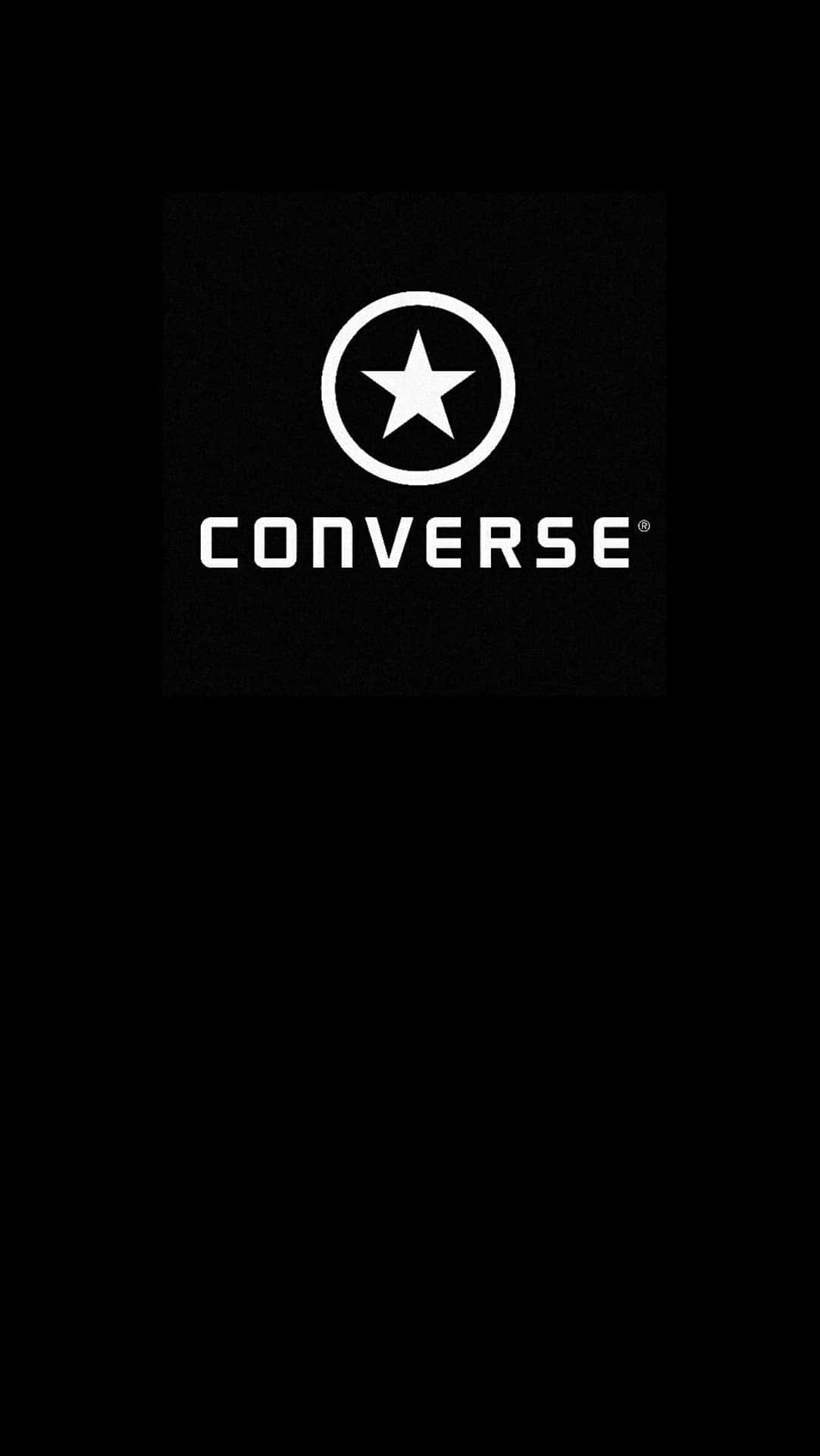 Bakgrundmed Converse-logotypen.