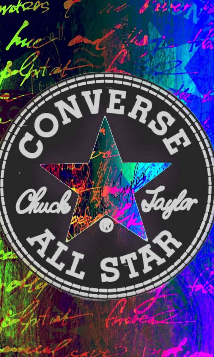 Bakgrundmed Converse Logotypen