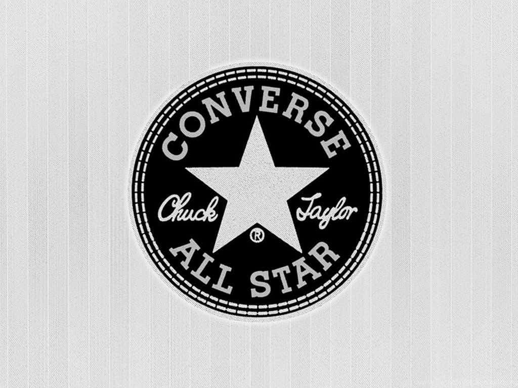 Bakgrundmed Converse-logotypen.
