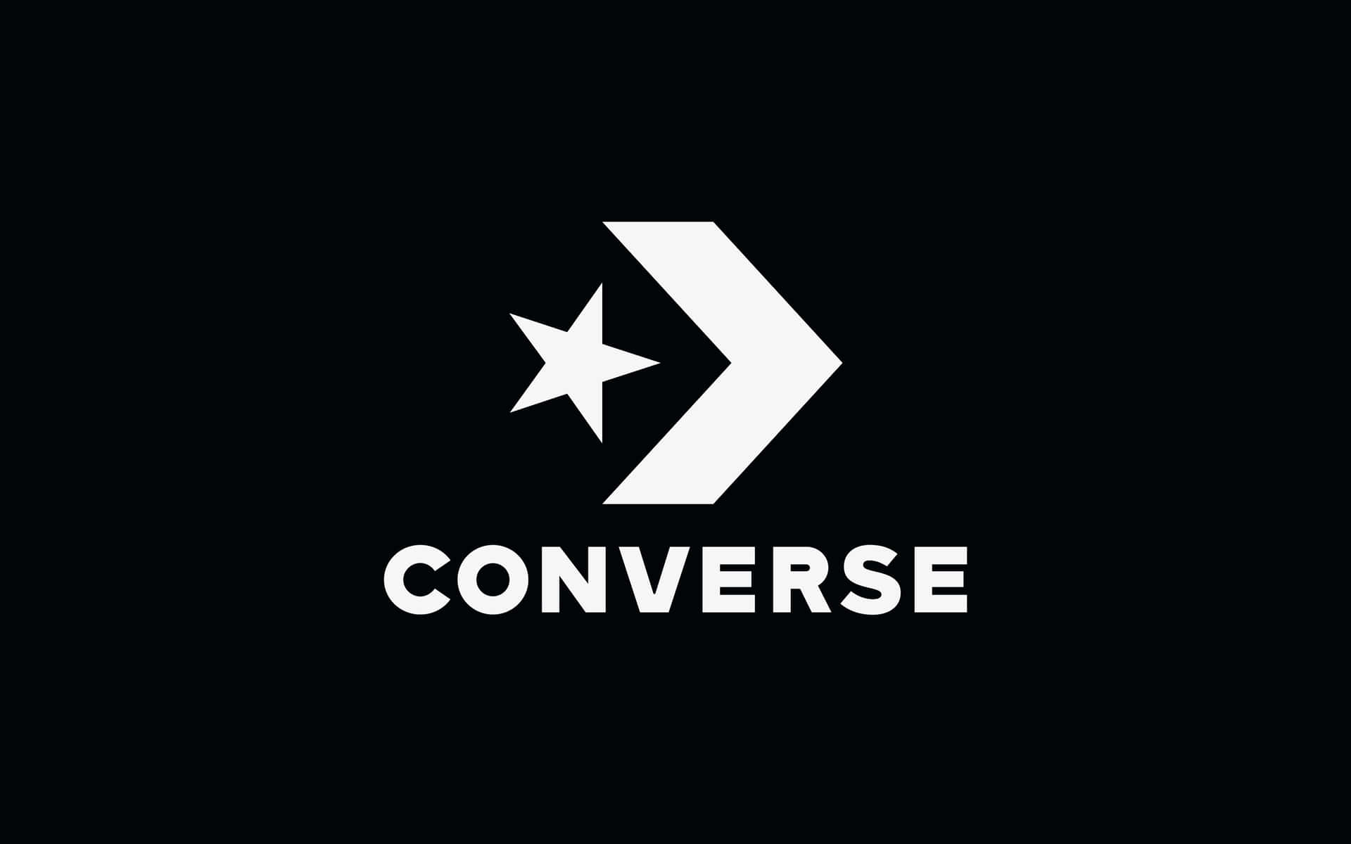 Bakgrundmed Converse Logotypen
