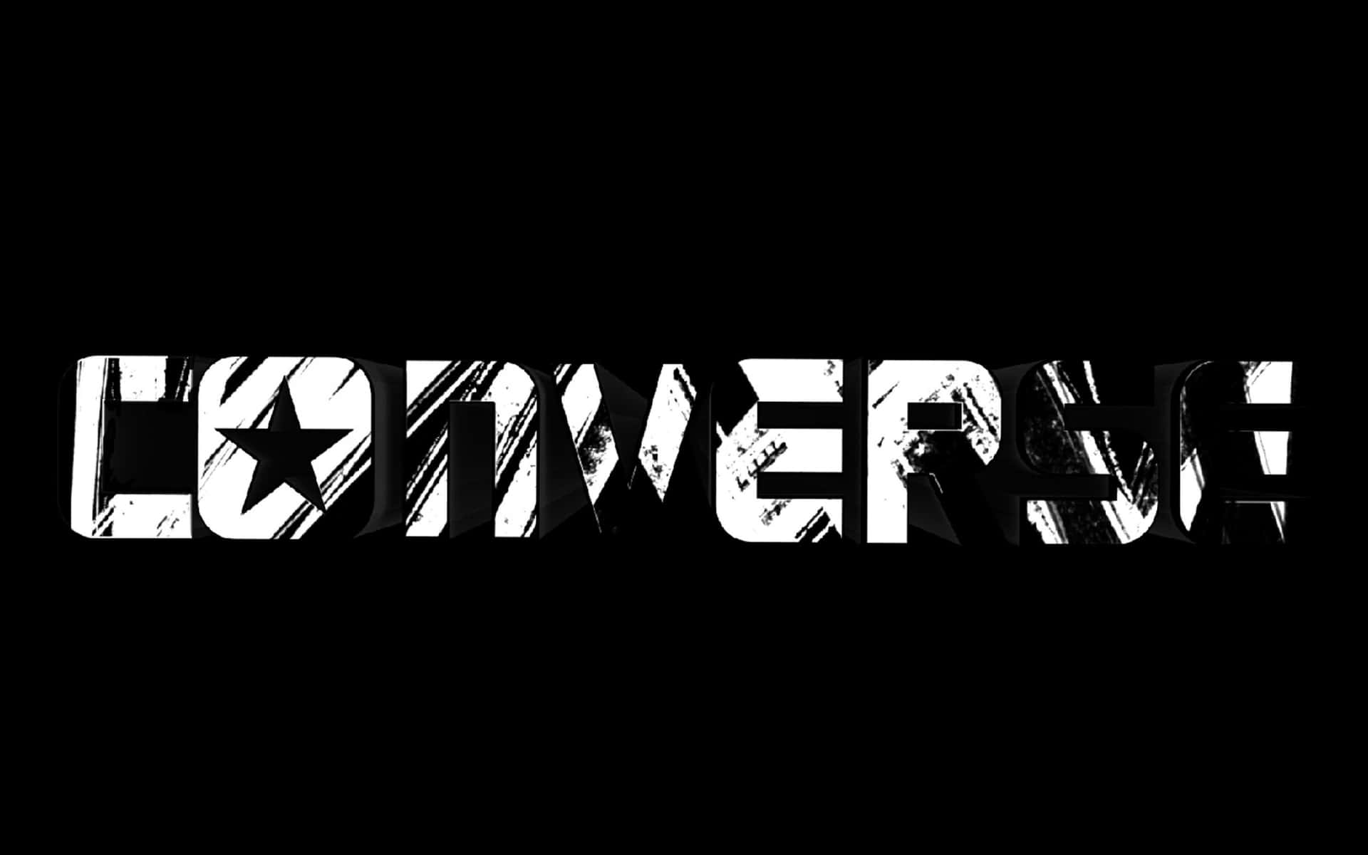 Bakgrundmed Converse-logotypen