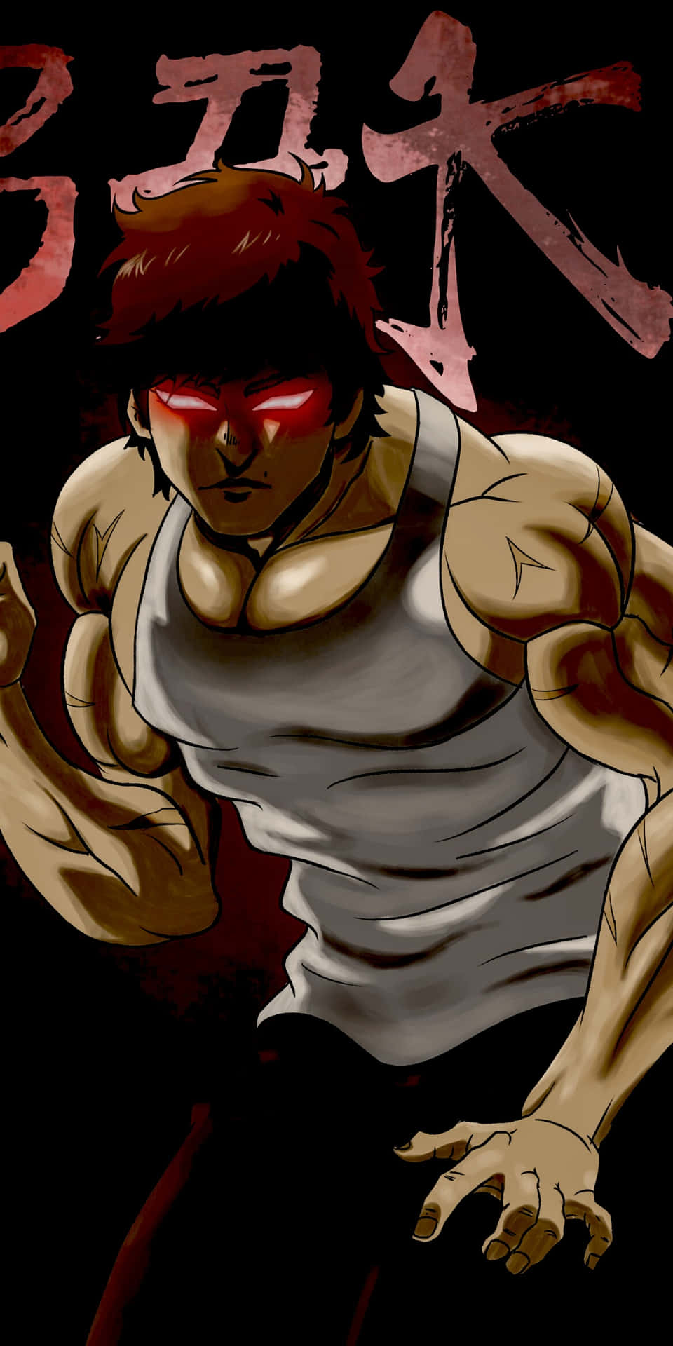 Download Baki Character Intense Stance Wallpaper | Wallpapers.com