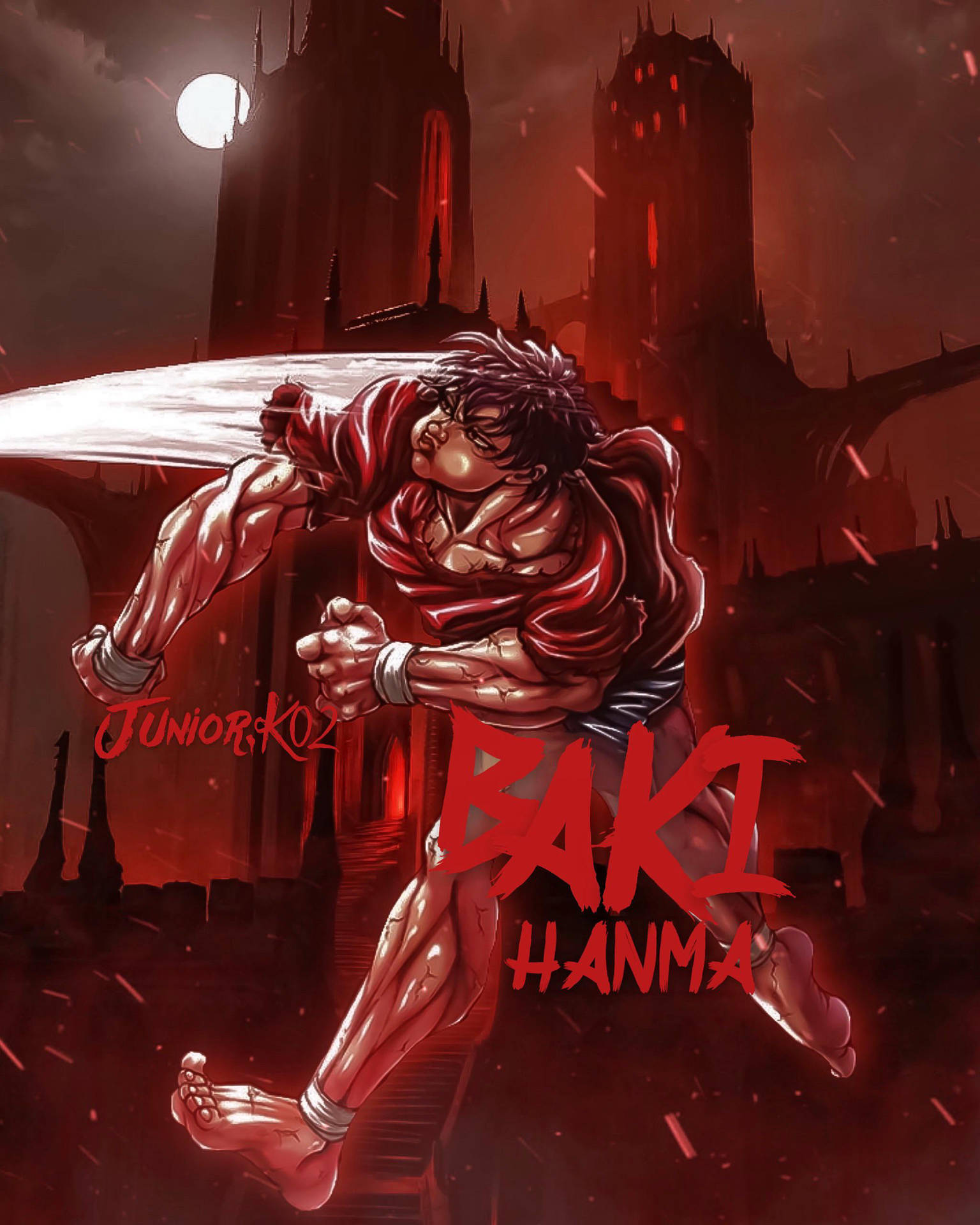 Baki Hanma Anime Poster Background