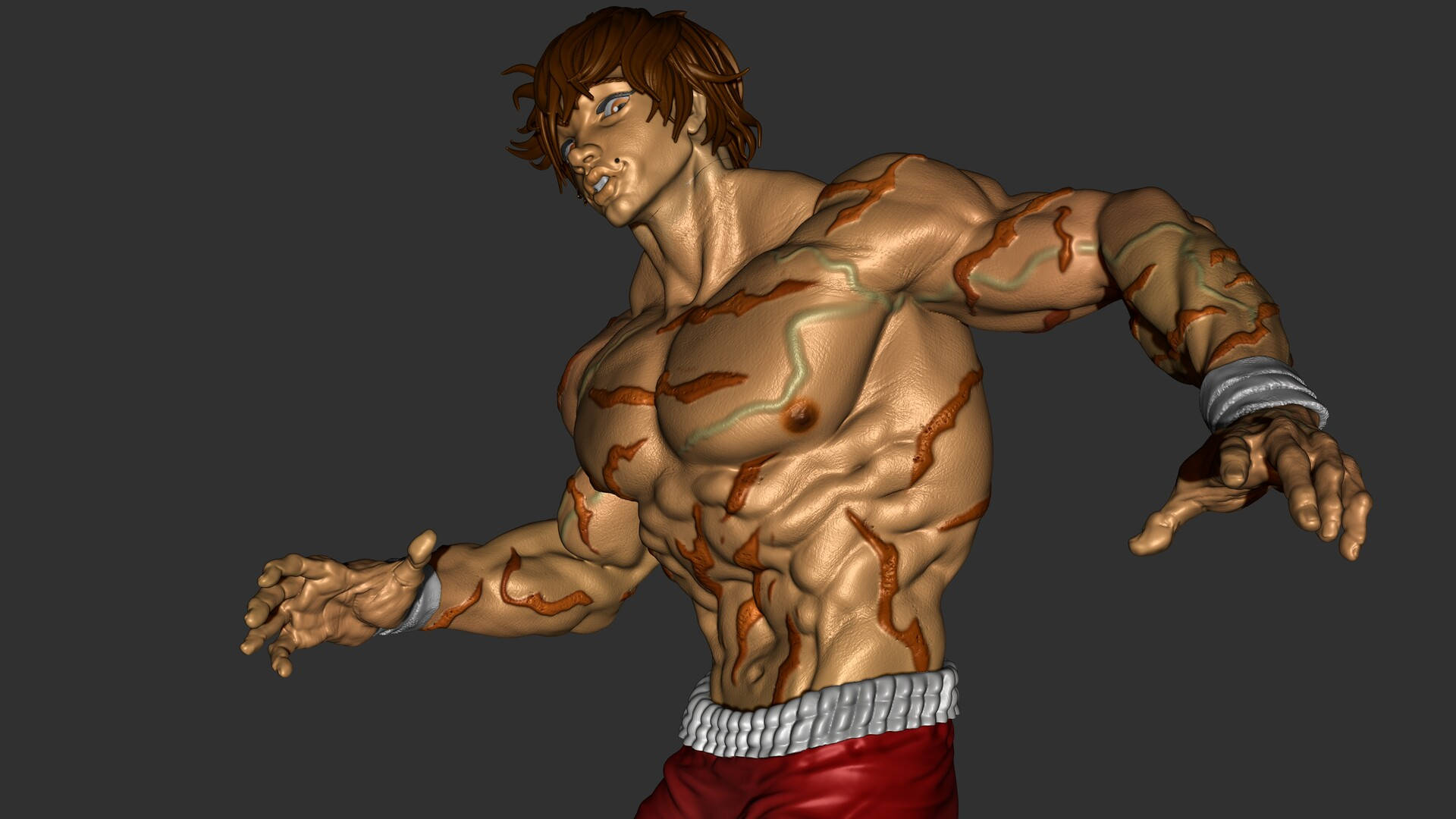 Charactere BAKI 3D model